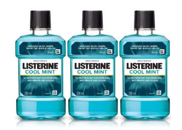 LISTERINE COOL MINT MOUTH WASH 250ML(BUY2 GET 1FREE) at Rs. 231