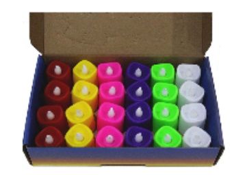 Flat 39% off on Citra Battery Color Changing Tea Lights, Pack Of 24, 7 Colors at Rs. 488