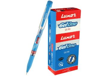 Luxor Gel One Ball Pen Blue (20