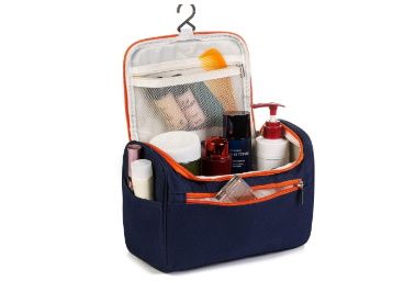 Twinthers Multifunctional Extra Large Bag with Hook for Travel, Makeup Organiser, Cosmetic Case, Household Grooming Kit for Women at Rs. 309