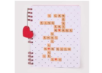 Doodle Love Confessions Notebook Diary (8.5 X 6.5 inches 80 GSM,160 Pages) Perfect Valentine