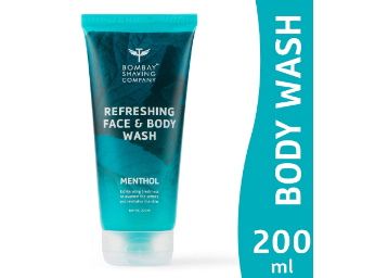Apply Coupon - Bombay Shaving Company Refreshing Face & Body Wash with long lasting fresh burst of coolness with Menthol - 200 ml at Rs. 181
