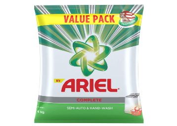 Flat 53% off Ariel Complete Detergent Washing Powder - 4Kg Value Pack at Rs. 522