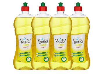 FLat 41% off - Amazon Brand - Presto! Dish wash Gel - 750 ml (Pack of 4) at rs. 389