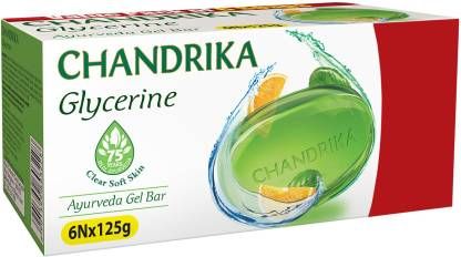 40% OFF On Chandrika Glycerine Soap (6 x 125 g) at Rs. 240 