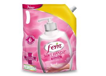 Fem Soft Handz Hand Wash Sensitive – Enriched with goodness of Vanilla & Glycerine - 1500 ml at Rs. 176