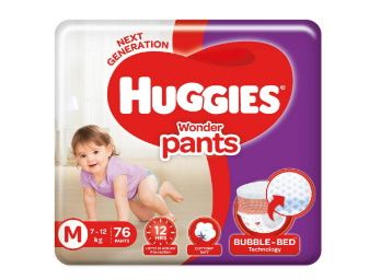 Huggies Wonder Pants, Medium Size Diapers, 76 Count at Rs. 710