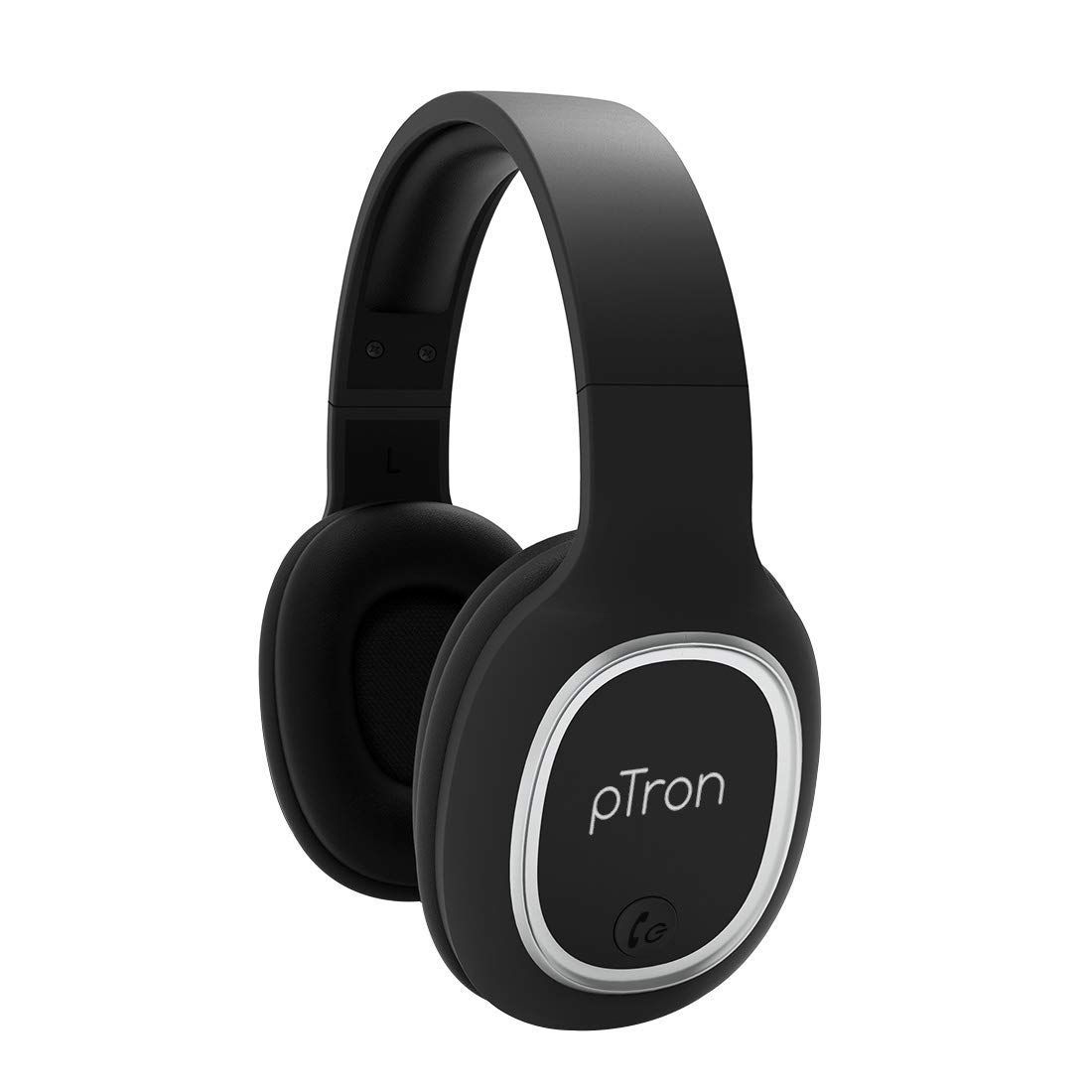 pTron Studio Over The Ear Wireless Bluetooth Headphones with Mic 