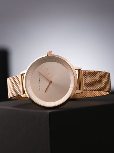 French Connection Women Rose Gold-Toned Analogue Watch FCN0001F