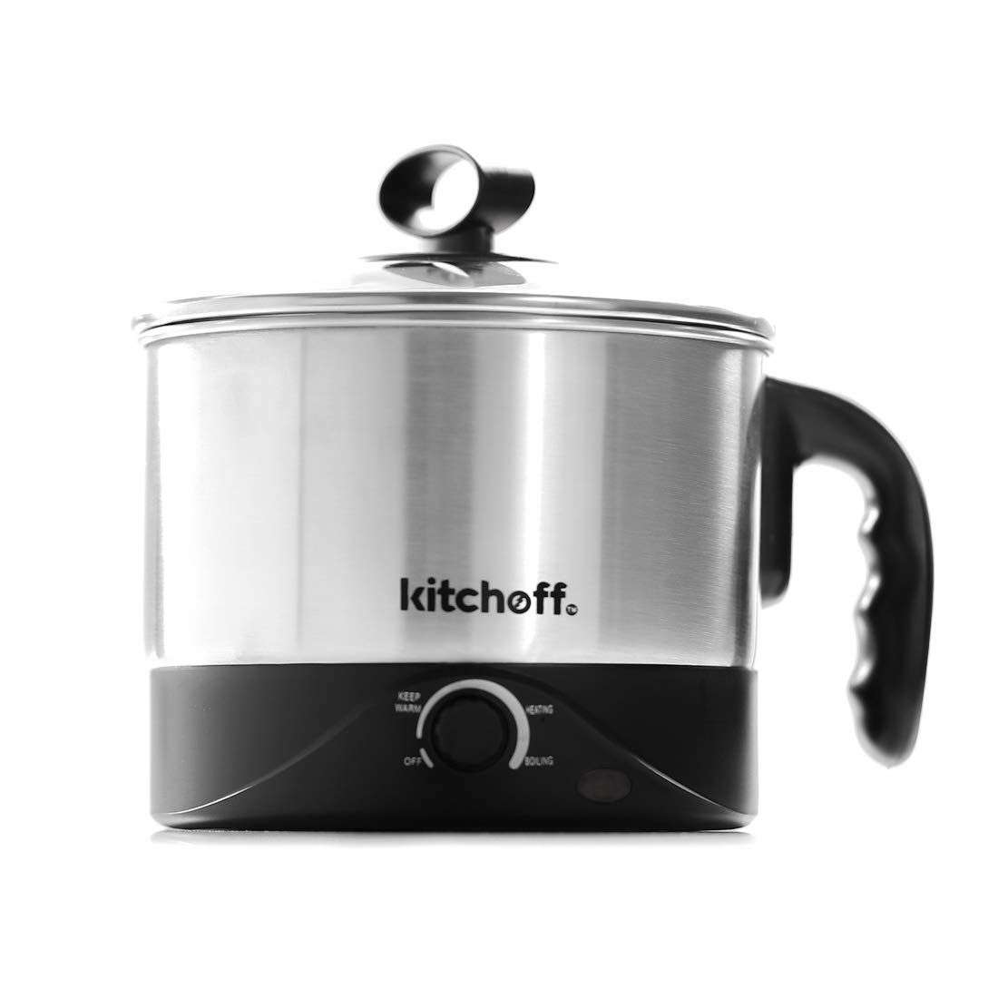 Kitchoff WDF Automatic Electric Multi-Purpose Kettle (Sliver and Black) (1.5 Liter)