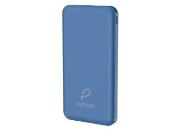 Pebble 10000mAh Li-Polymer Power Bank Volt+ (Blue) with Type-C Input & 12W Fast Charging at Rs. 649