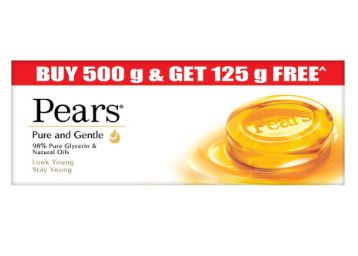 Pears Pure And Gentle Bathing Bar, 125g (Pack Of 5) At Rs. 224