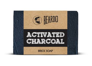 Beardo Activated Charcoal Brick Soap