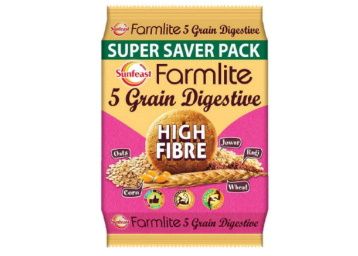 Sunfeast Farmlite Digestive High Fibre Biscuits, 1kg at Rs. 108