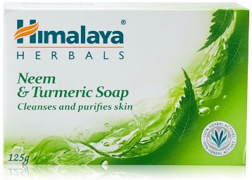 Himalaya Herbals Neem And Turmeric Soap, 125g (Pack Of 6)