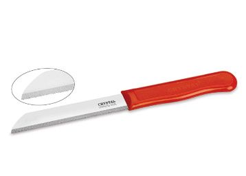 Crystal - CL010 Sleek Serrated Edge Stainless Steel Knife, Multicolour At Rs. 49