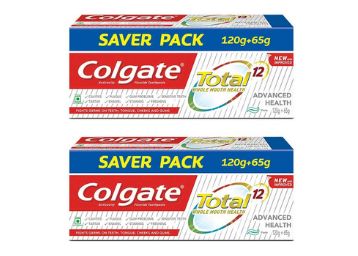 Colgate Total Advanced Health Anticavity Toothpaste - 185g (Pack of 2)