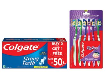 Colgate Strong Teeth Anticavity Toothpaste with Amino Shakti 