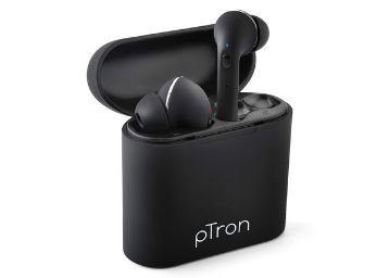 pTron Bassbuds Wireless Bluetooth Headphones 