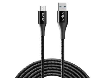 URBN Micro USB 3 Amp Fast Charging Data and Sync Cable
