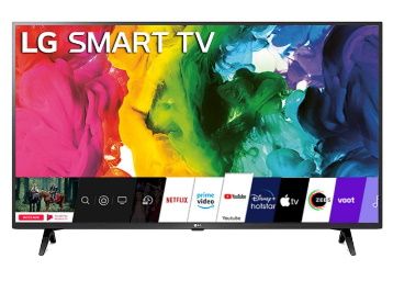 LG 108 cm (43 inches) Full HD LED Smart TV At Rs. 29999 + 10% SBI Off
