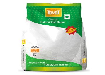 Trust Classic Sulphur less Refined Sugar, 5kg AT Rs. 219