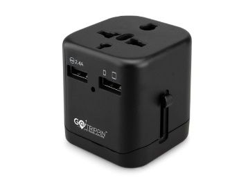 GoTrippin Premium Universal Travel Adapter with Dual USB Charger Ports At Rs. 1099