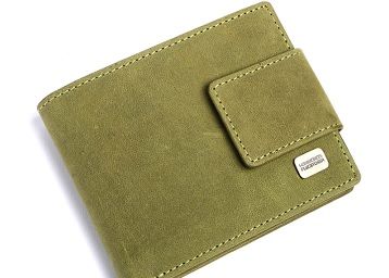 Hammonds Flycatcher RFID Protected Moss Green Vintage Leather Wallet for Men|12 Card Slots| 1 Coin Pocket|2 Hidden Compartment|2 Currency Slots|1 ID Slot