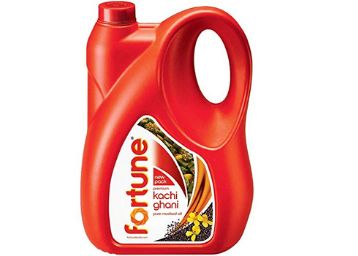 Fortune Kachi Ghani Pure Mustard Oil Jar, 5L