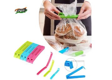 VR 18 Pcs - 3 Different Size Plastic Food Snack Bag Pouch Clip Sealer