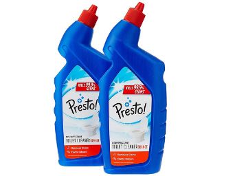 Amazon Brand - Presto! Toilet Cleaner - 1 L (Pack of 2)