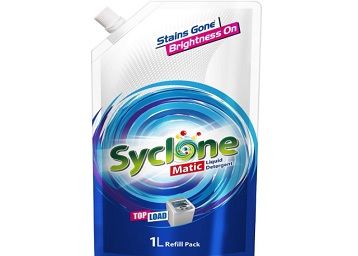 Syclone Matic Top load liquid Detergent (refill), 1 ltr