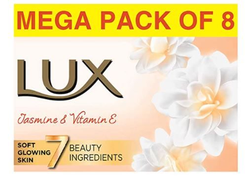 Flat 25% Off : Lux Jasmine & Vitamin E Beauty Soap Bar For Glowing Skin Combo Offer Pack 8x150 g at Rs. 240 [ MRP Rs. 320 ]