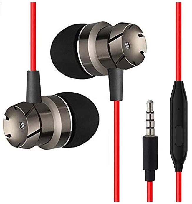pTron HBE6 Headphone (High Bass Earphones) Metal in-Ear Wired Headset 