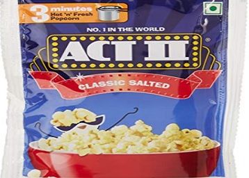 Act II Popcorn IPC Classic Salted Combo Pack, 60g (Pack of 3)