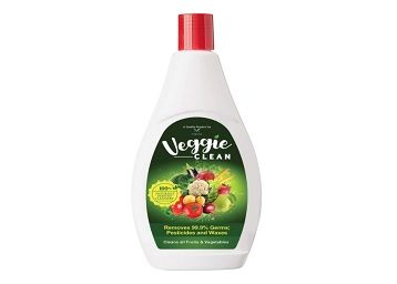 Veggie Clean 200 ml,100% Safe, Scientific & Natural Vegetable & Fruit Wash Liquid | Removes 99.9% Germs, Pesticides & Waxes | No harmful Preservatives, Sulphates, Soap or Alcohol