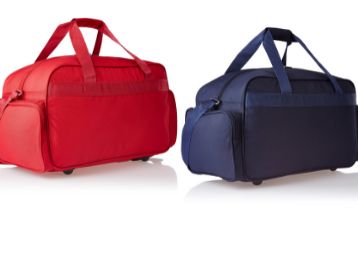 Skybags Cardiff Polyester 55 cms Blue Travel Duffle + Cardiff Polyester 55 cms Red Travel Duffle (DFCAR55BLU + DFCAR55RED) 