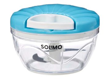 Amazon Brand - Solimo 500 ml Large Vegetable Chopper with 3 Blades