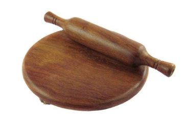 Handmade Wooden Chakla Belan Set 