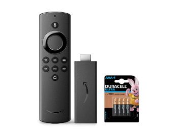 ire TV Stick Lite + Duracell Alkaline AAA Battery with Duralock Technology (4 Pack) Combo At Rs. 1899