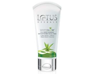 Lotus Herbals WhiteGlow 3-In-1 Deep Cleansing Skin Whitening Facial Foam, face wash At Rs. 137