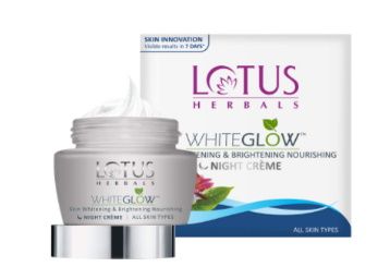 Lotus Herbals White Glow Skin Whitening and Brightening Nourishing Night Crème AT Rs. 274