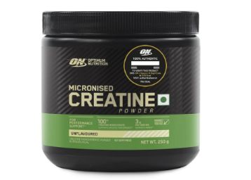 Optimum Nutrition (ON) Micronized Creatine Powder - 250 Gram, 83 Serves, 3g of 100% Creatine Monohydrate per serve