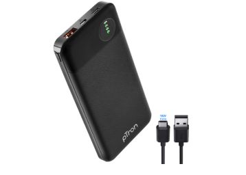 Buy pTron Dynamo Pro 10000mAh 18W QC3.0 PD Power Bank, Made in India, Fast Charge, Type-C & Micro USB Input Ports