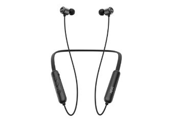 Buy Mivi Collar Flash Bluetooth Earphones. Fast Charging Wireless Earphones with mic, 24hrs Battery Life, Powerful Bass, Made in India Neckband -Black