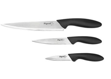Pigeon by Stovekraft Stainless Steel Kitchen Knives Set, 3-Pieces, At Rs.163