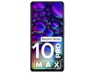 Redmi Note 10 Pro Max (Dark Night, 6GB RAM, 128GB Storage) At Rs. 1999 + Extra 10%v HDFC off