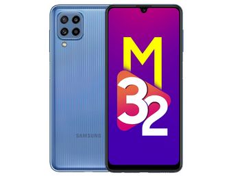 Samsung Galaxy M32 (Light Blue, 4GB RAM, 64GB Storage) 