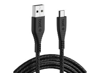 boAt Micro USB 55 Tangle-Free Cable with 3A Fast Charging At Rs. 99
