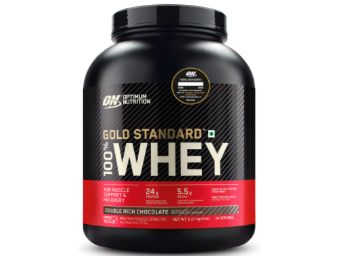 Buy Optimum Nutrition (ON) Gold Standard 100% Whey Protein Powder 5 lbs, 2.27 kg (Double Rich Chocolate)